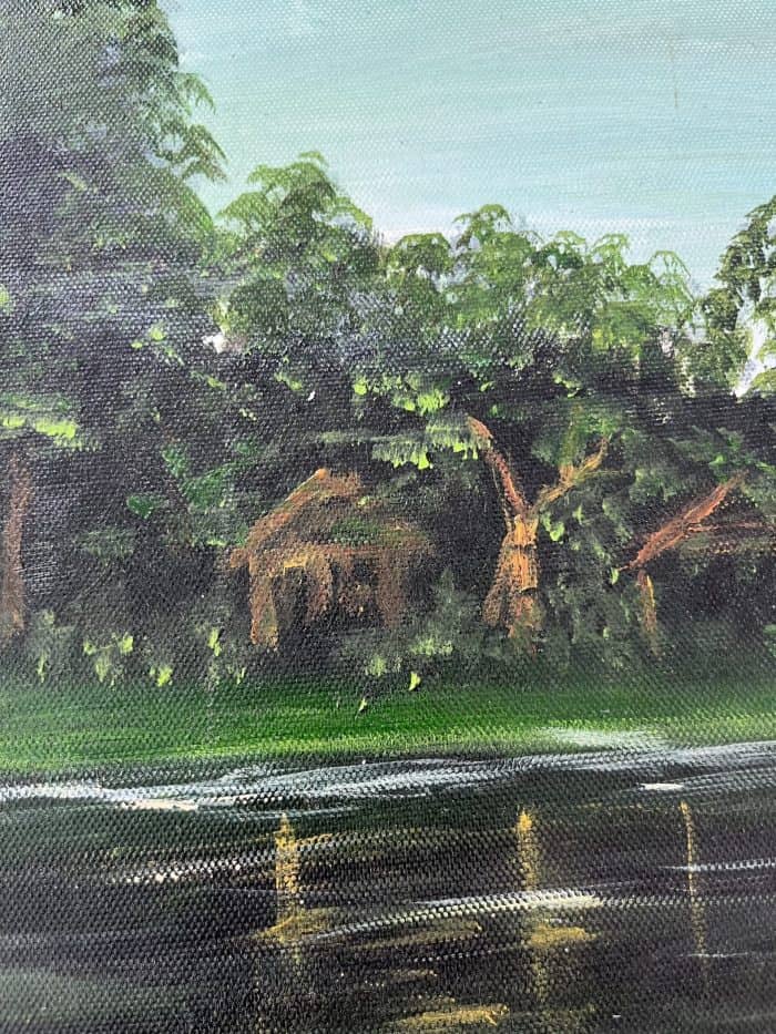 Nguyenxuanloc-NXL002-My Peaceful House-70x70-OilOnCanvas-2017