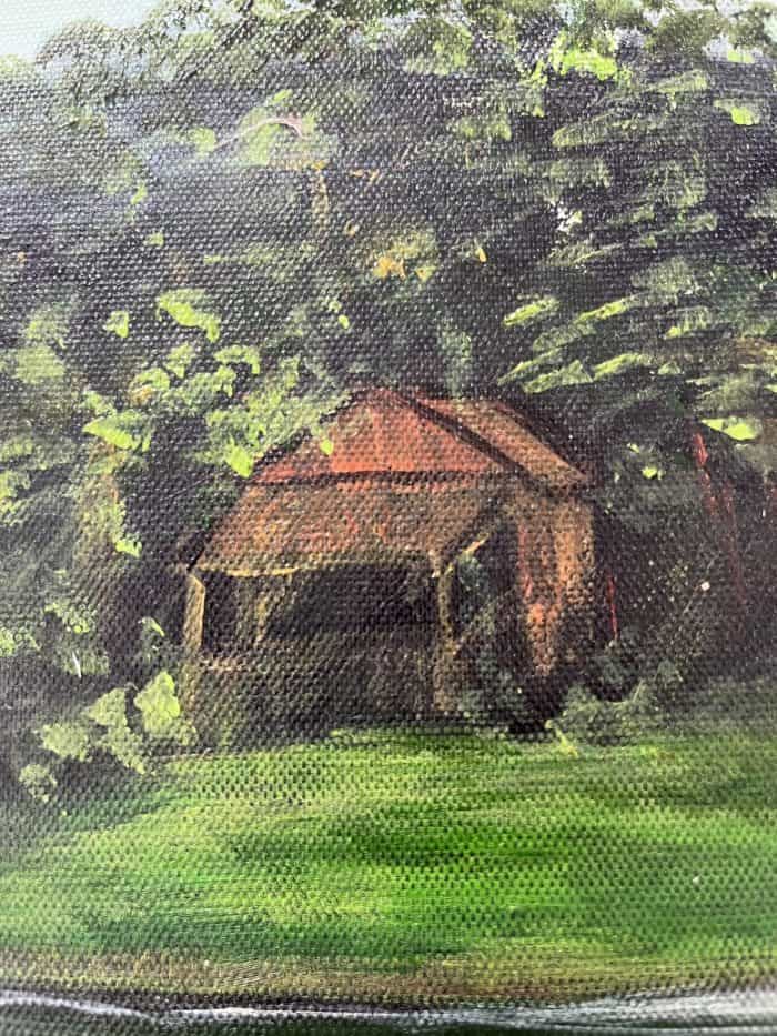 Nguyenxuanloc-NXL002-My Peaceful House-70x70-OilOnCanvas-2017