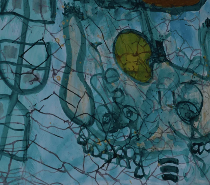 Hanguyentri-HNT004-The hidden girl and her dog-171x324cm-AcrylicOnCanvas-2021